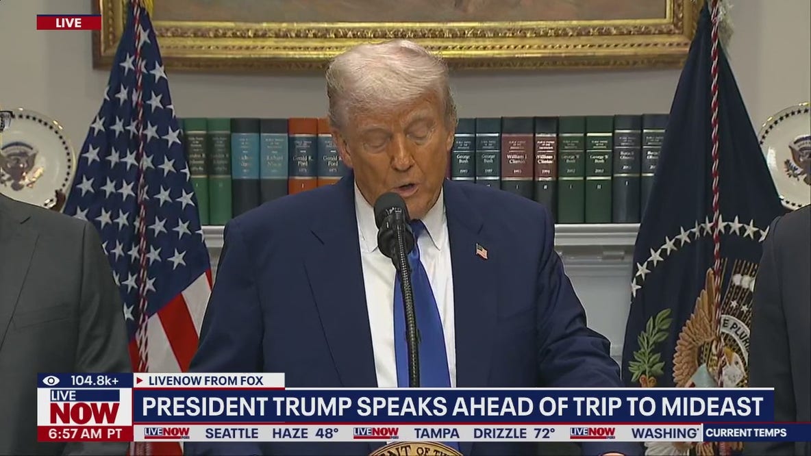 President Donald Trump on China trade & Saudi Arabia